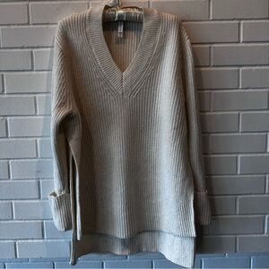 Athleta long high-low sweater